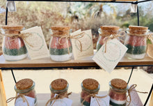Load image into Gallery viewer, Holiday Bath Salts - Made with Epsom Salt & scented with essential oils - Gift for her - Christmas Gift Idea