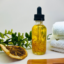 Load image into Gallery viewer, Body Oil - Sweet Orange & Patchouli - Made with Argan Jojoba oils and infused with Calendula petals