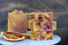 Load image into Gallery viewer, Sweet Orange Hibiscus | Refreshing All Natural Soap Bar
